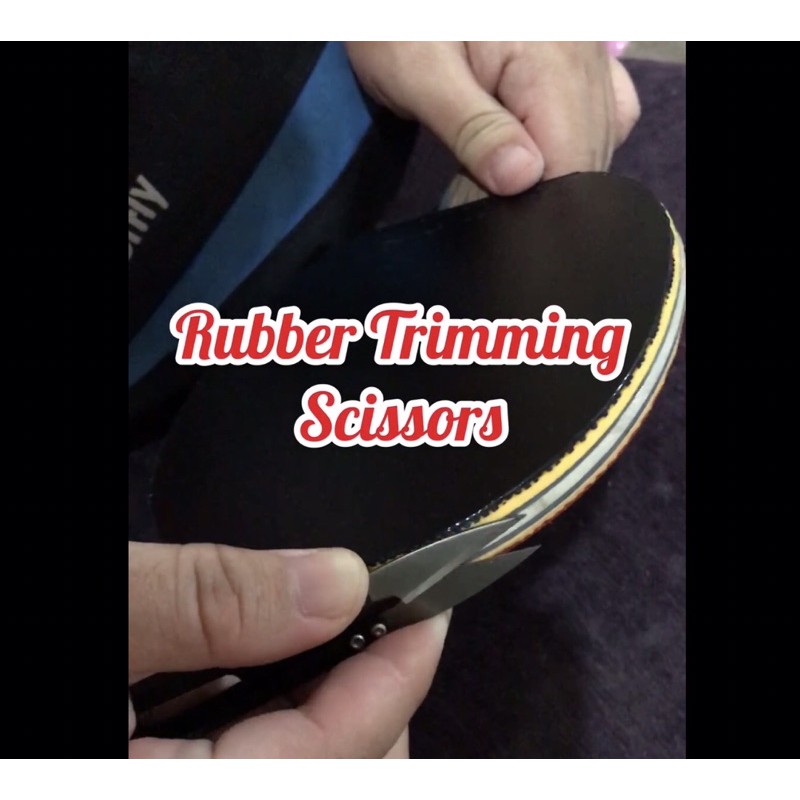 Local Stock } Table Tennis Steel Rubber Trimming Scissors Cutter Getah ...