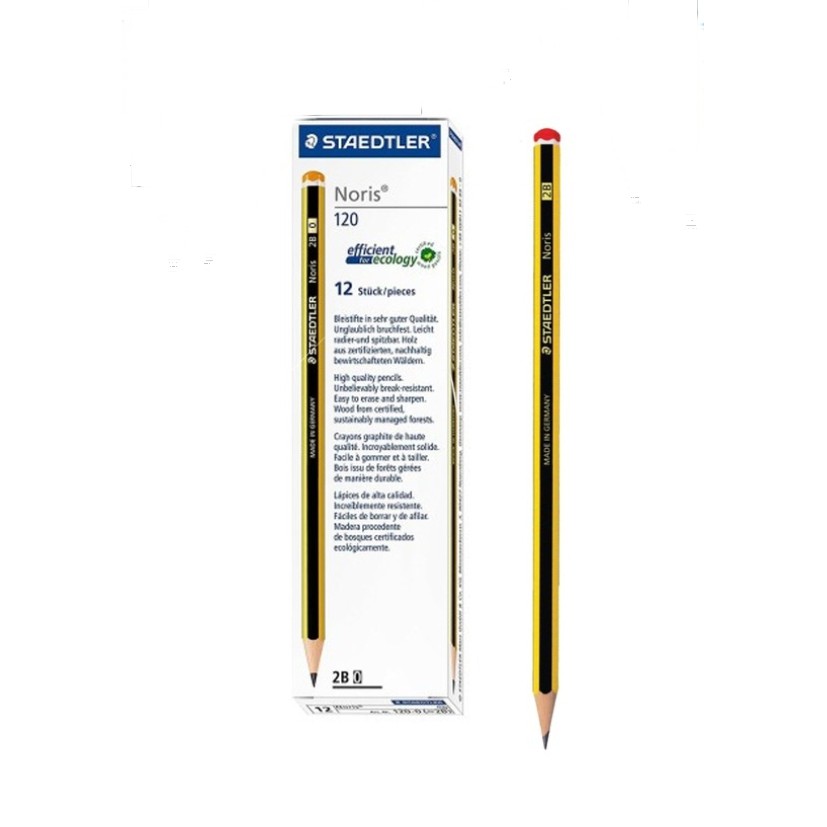 Staedtler Noris 2B Pencil / Pensel 2B (12pcs/box) | Shopee Malaysia