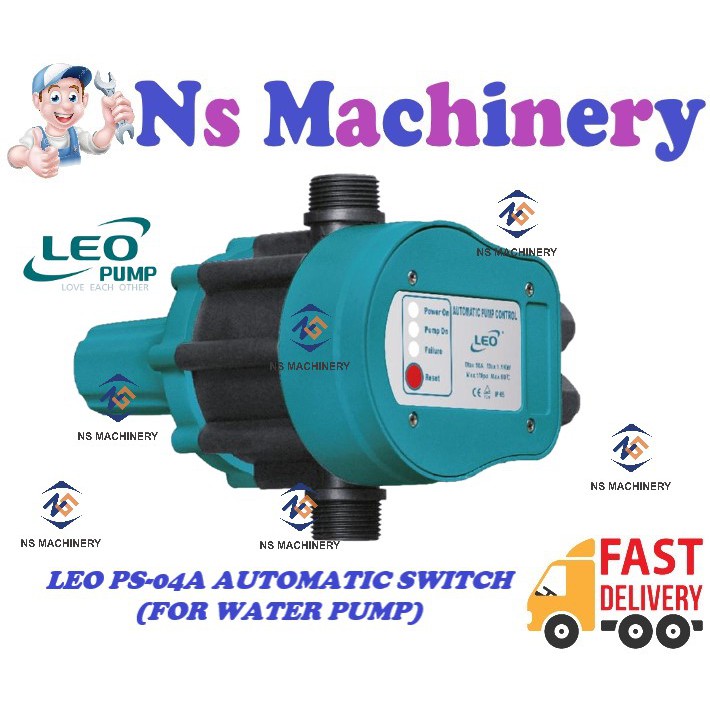 LEO PS04A AUTOMATIC SWITCH (FOR WATER PUMP)Leo Pressure Switch