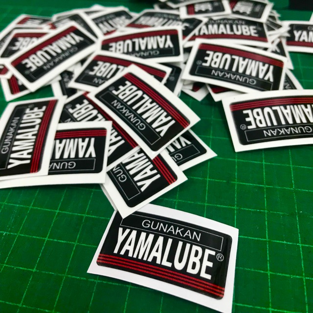 STICKER YAMALUBE ENJIN | Shopee Malaysia