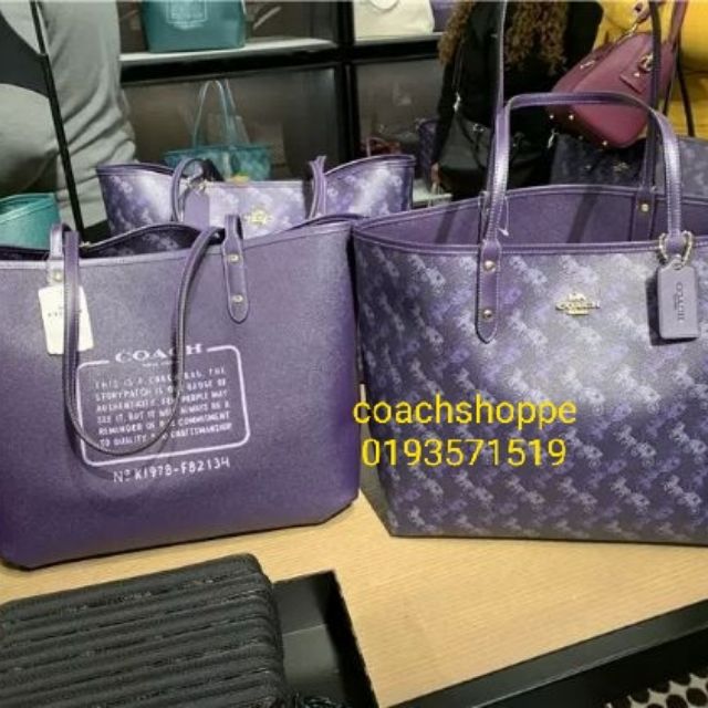 Coach reversible clearance city tote