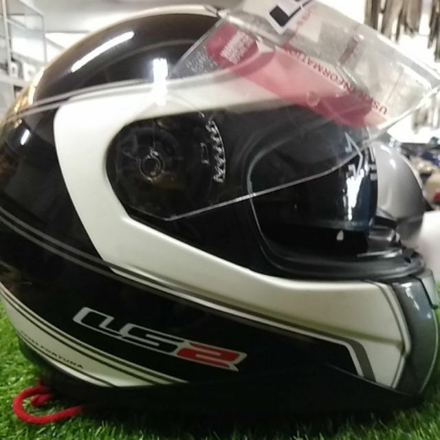 HELMET FULL FACE LS2 DOUBLE VISOR Shopee Malaysia