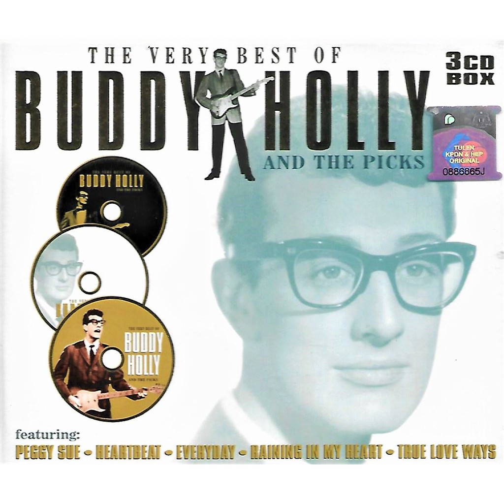 Buddy Holly The Very Best Of Buddy Holly And The Picks 3 Cd Shopee Malaysia