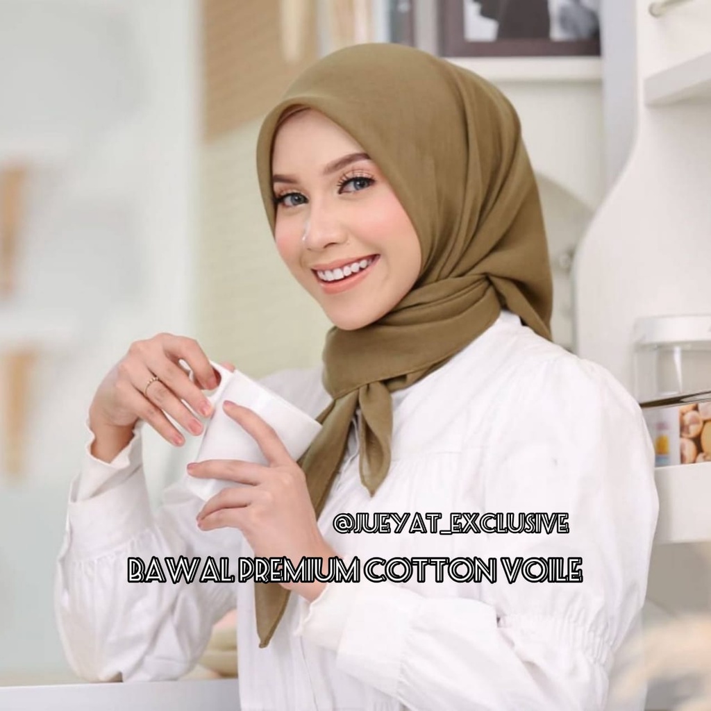 Tudung Bawal Premium Cotton Voile Bidang 45 Beli 5 dapat Free Gift