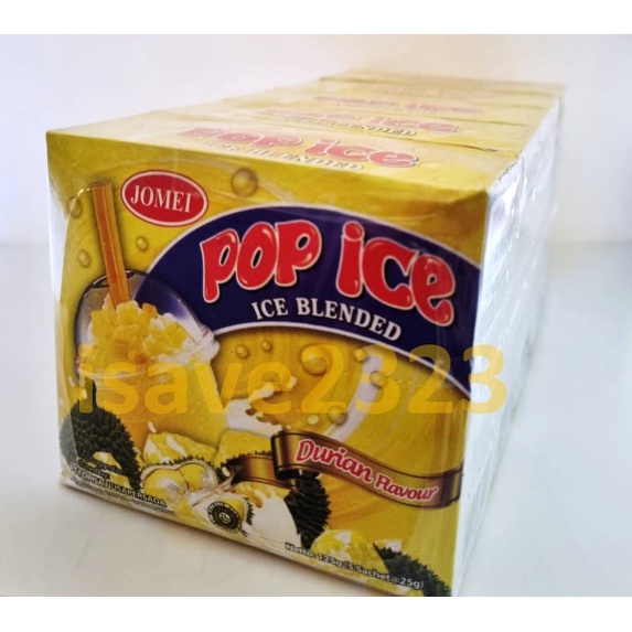 Jomei Pop Ice Ice Blended Powder 25g X 25 Sachets 12 Flavours