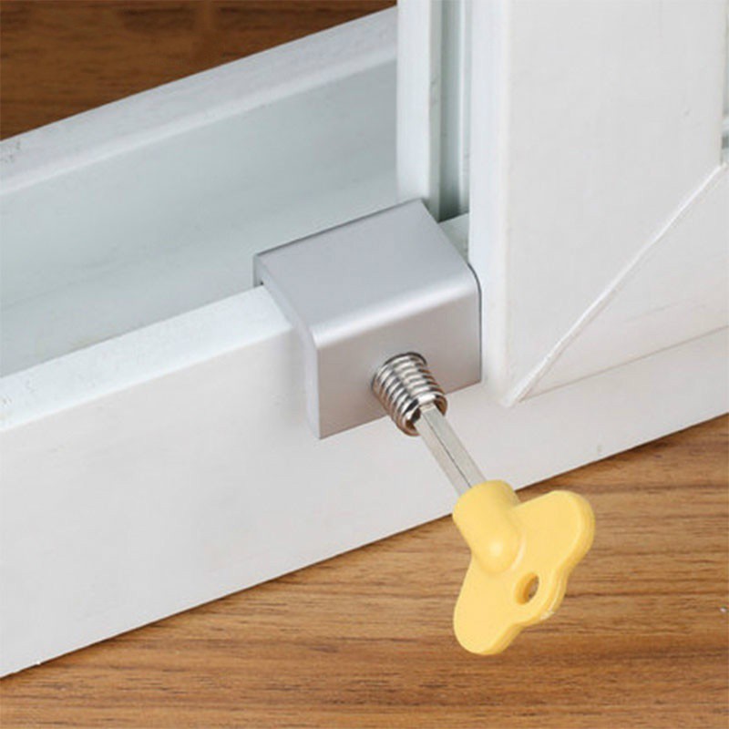 1pcs Sliding Windows Lock Stop,Adjustable Sliding Security Door Stop ...