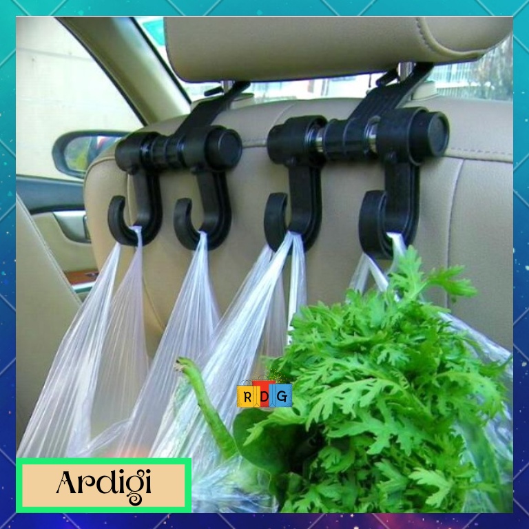 ARDIGI Double Hook Universal Storage Grocery Hooks Car Suv Seat Back ...