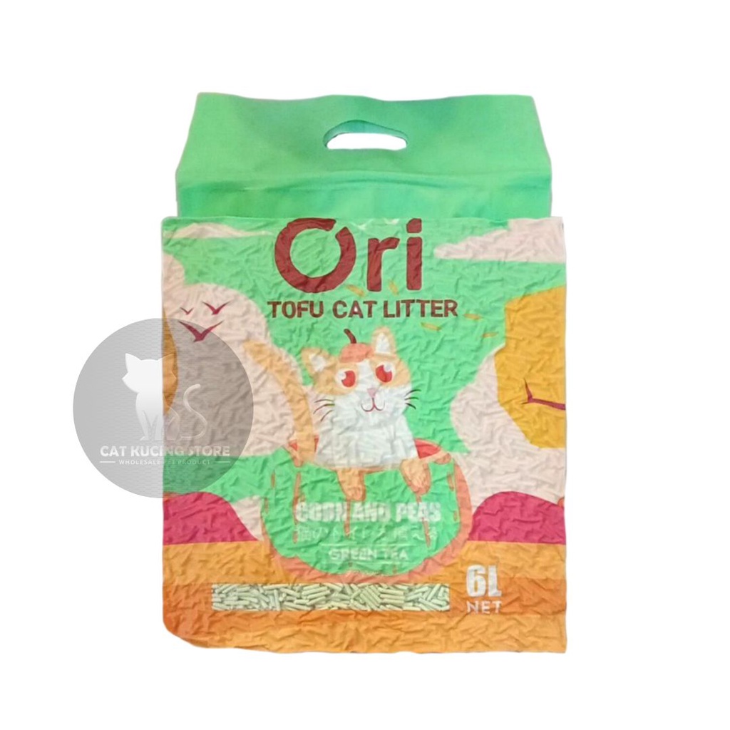 Ori Tofu Cat Litter 6L Pasir Kucing Tofu (Available in 6 Scent) Shopee Malaysia