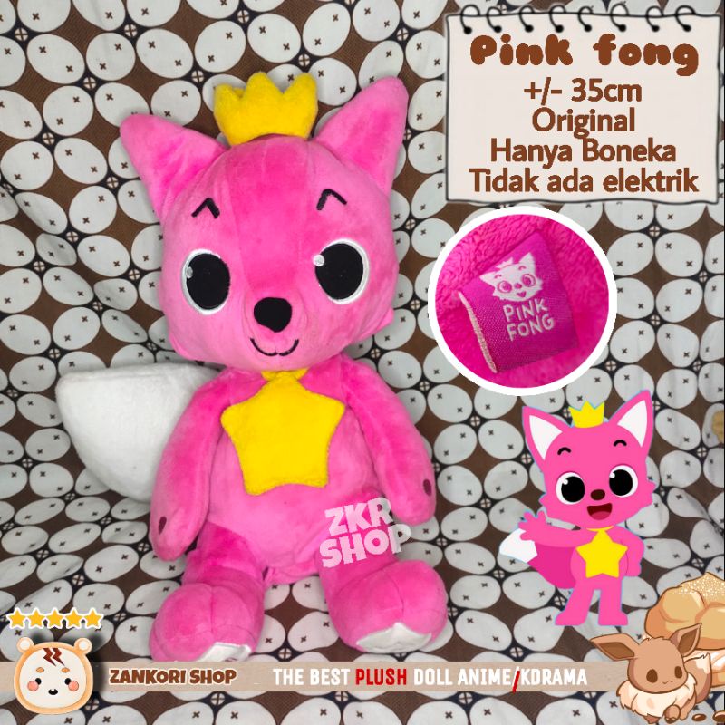 Baby Shark Doll ORIGINAL PINK FONG/PINKFONG (Mommy Shark, Daddy Shark