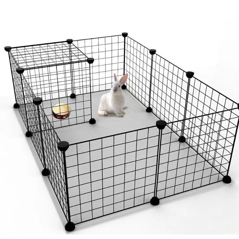 (DOOR ONLY) DIY panel pet cage fence dogs rabbits cats small pets iron ...