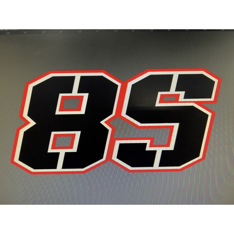 no 85 stiker 3 colour cutting | Shopee Malaysia