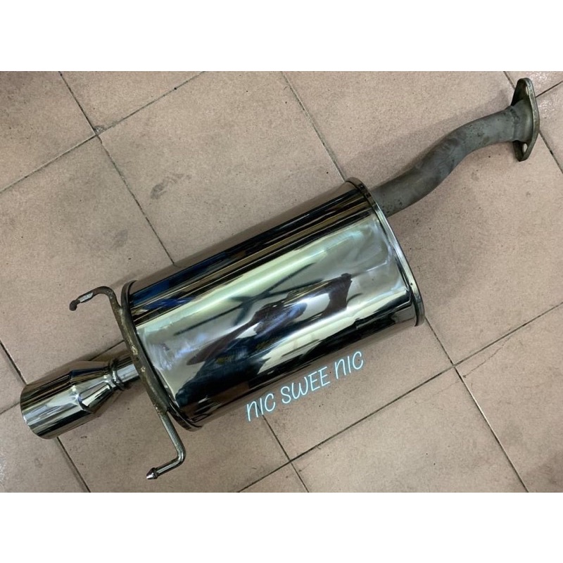 honda access fit gd3 modulo sport muffler stainless steel | Shopee Malaysia