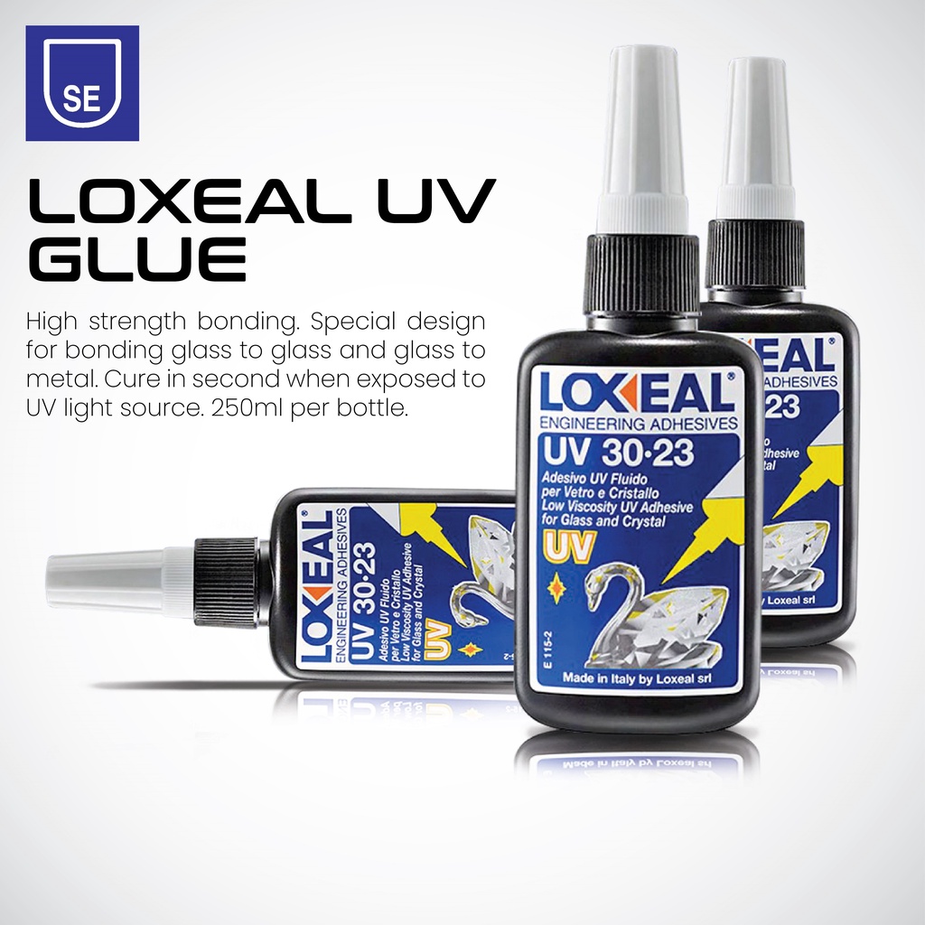 Loxeal UV Glue | LOXEAL UV30-23 250ml GLASS TO GLASS / CRYSTAL-FURNITURE