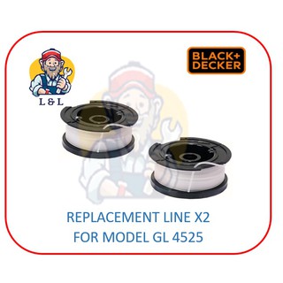 Black Decker A6481 Grass Trimmer CUTTER String Refill GL4525 SPOOL NYLON  LINE STC1820EPCF-B1 STC1820EPCF STC1820 BLACK AND DECKER BLACK&DECKER  BLACKDECKER BLACK+DECKER BLACK-DECKER B&D BD B+D B-D