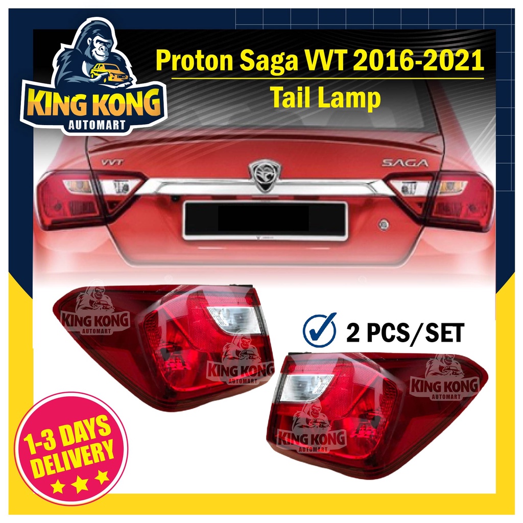 Proton Saga VVT 2016 Tail Lamp Rear Light Lampu Belakang New | Shopee ...