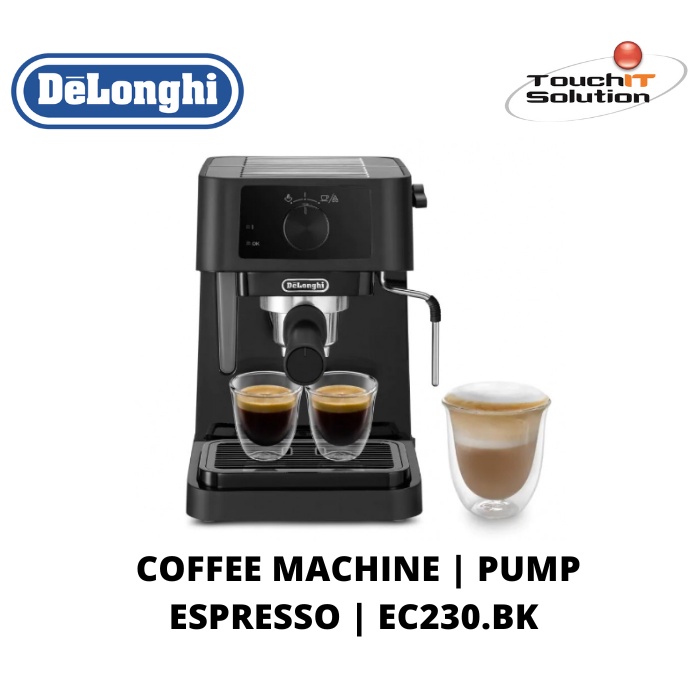 DELONGHI STILOSA MANUAL PUMP COFFEE MACHINE PUMP ESPRESSO EC230.BK