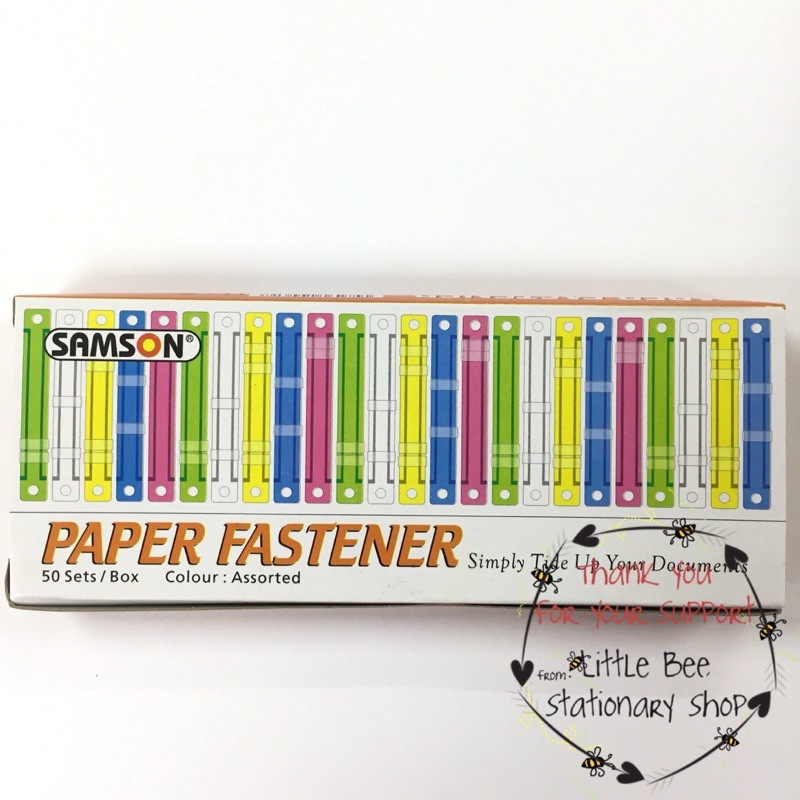 Samson Paper Fasterner (805-C) 【50 sets/box】 | Shopee Malaysia