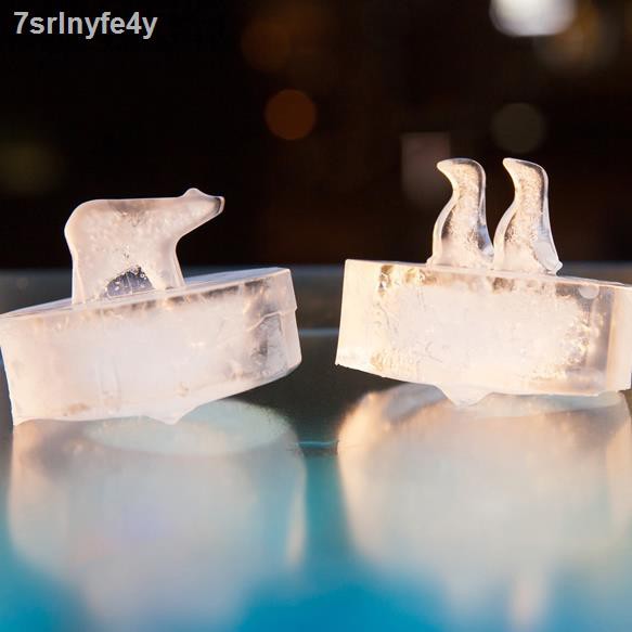 Penguin and Polar Bear Ice Cube Molds