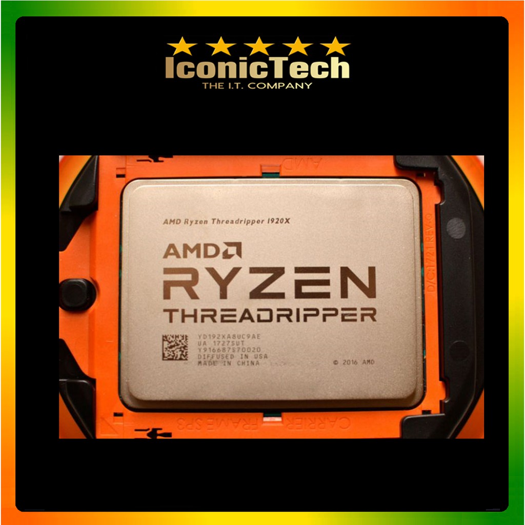 Used Second hand items Not Brand New AMD Ryzen Threadripper 1920X 3.5 GHz 12 Core sTR4 Processor Used