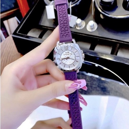 Authentic Coach Mini Signature Silicon Sport Women s Watch 14502094 14502095 14502091 14502093 14502092 CMS001
