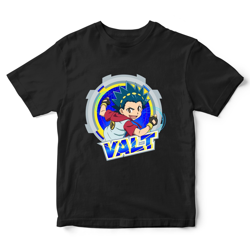 BEYBLADE BURST Shu Kurenai & Valt Aoi T-shirt child Chiffon Top
