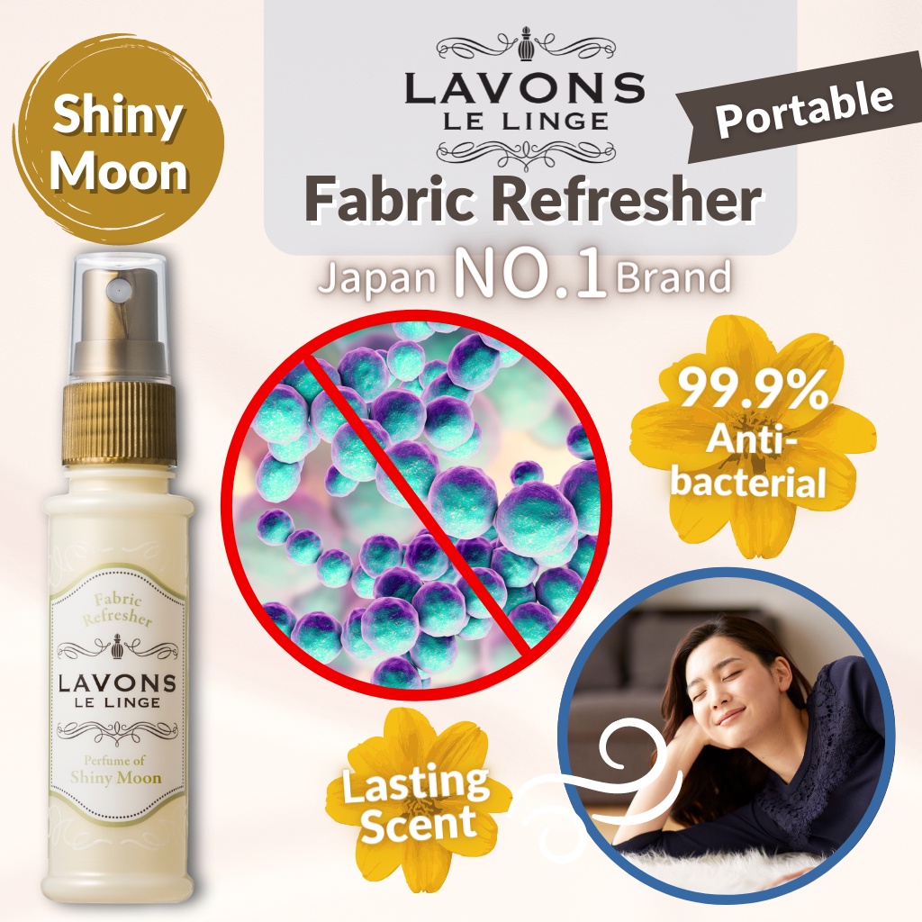 Lavons Portable Fabric Refresher Champagne Moon 40ml Shopee Malaysia(03)