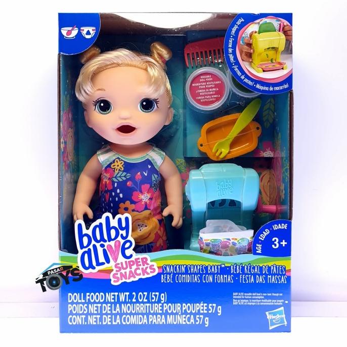 Baby Alive Super Snacks Snackin Shapes Baby Doll | Shopee Malaysia