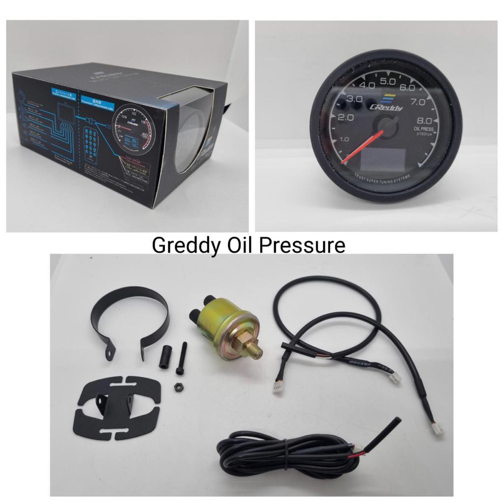 GReddy OEM Digital Meter Gauge With Sensor (Water Oil Temp RPM Vacuum