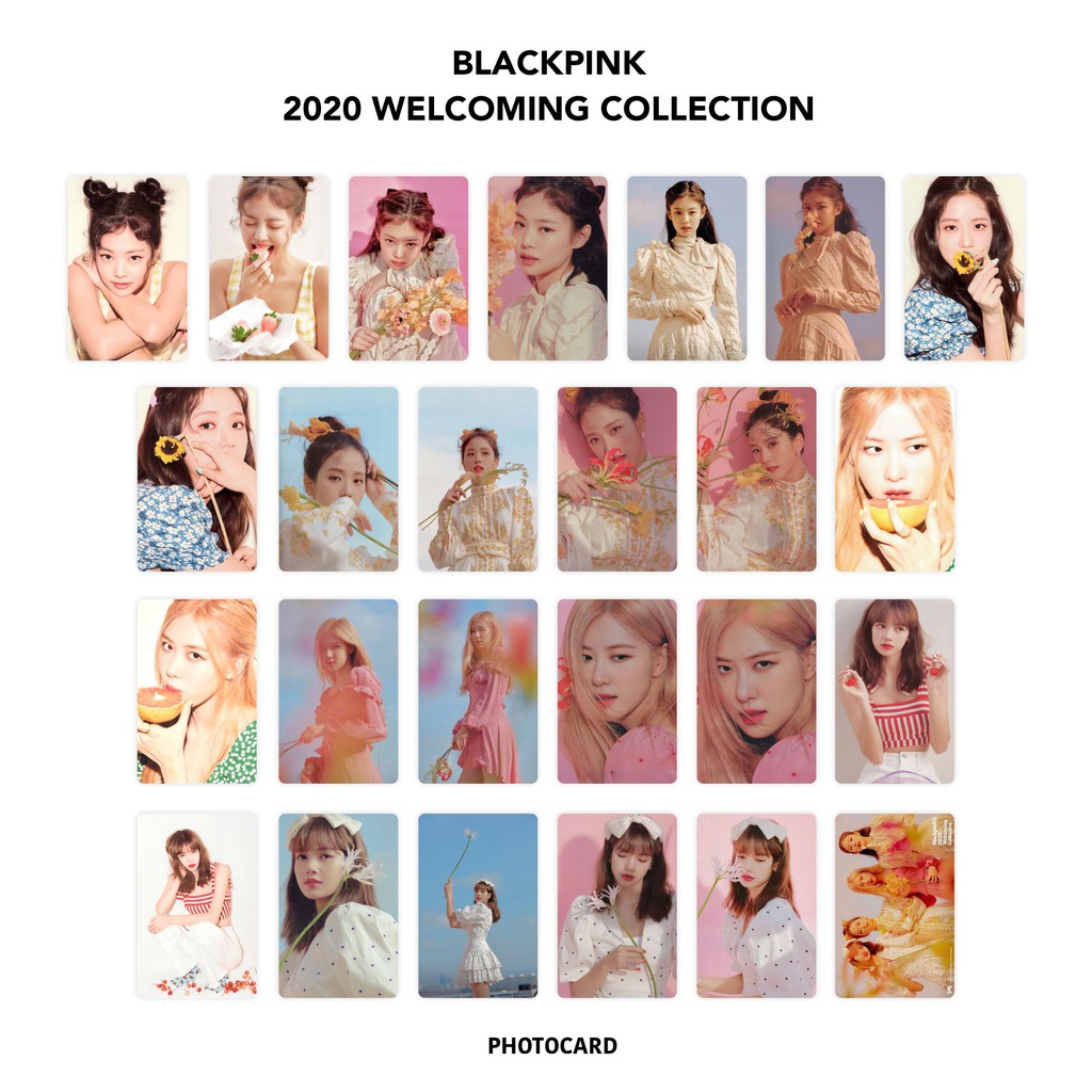 Blackpink Welcoming Collection Photocard Printable Photocard My Xxx Hot Girl