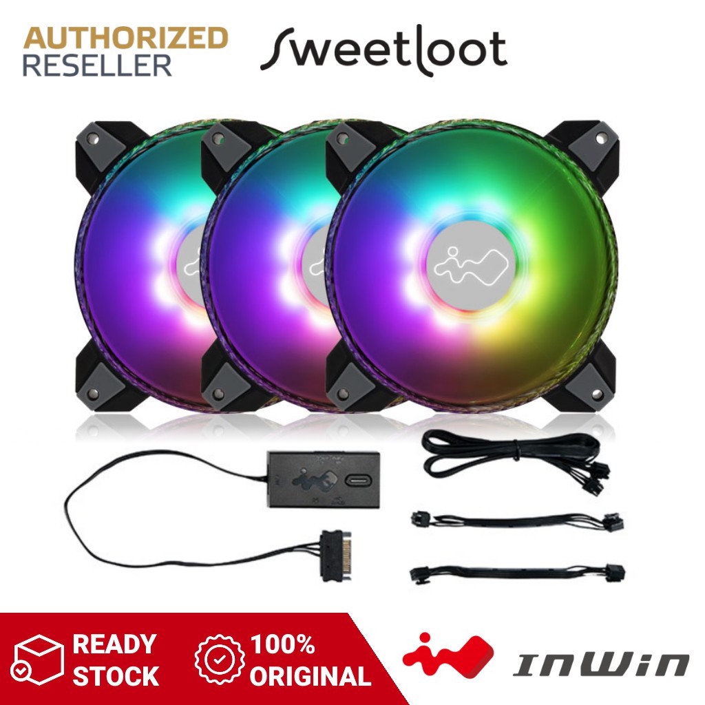 InWin Saturn ASN120 Triple Pack Addressable RGB 120mm PC Cooling Case ...