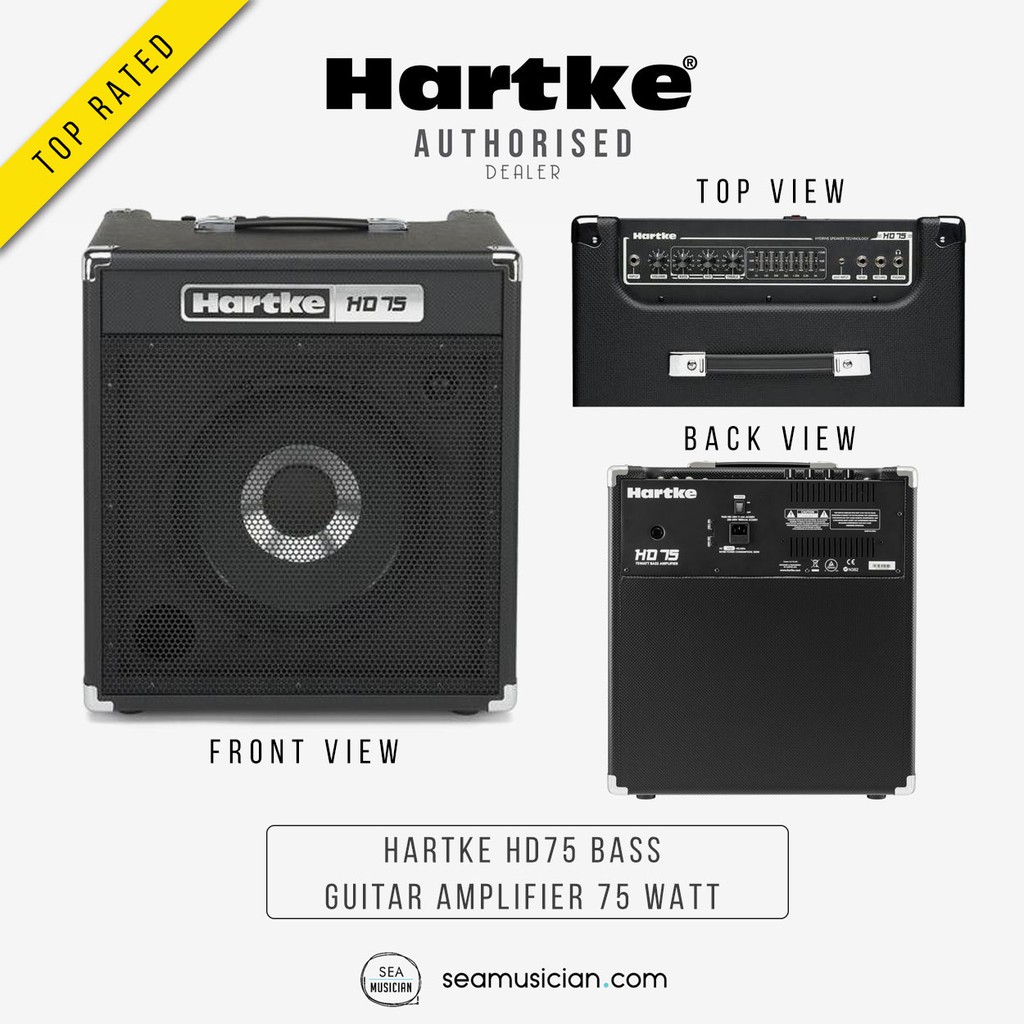 HARTKE HD75 BASS GUITAR AMPLIFIER 75 WATT (HD-75/HD 75)