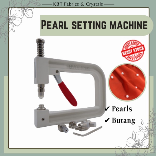 Pearl Setting Machine for No Hole Pearl Hand Press Pearl Butang DIY ...