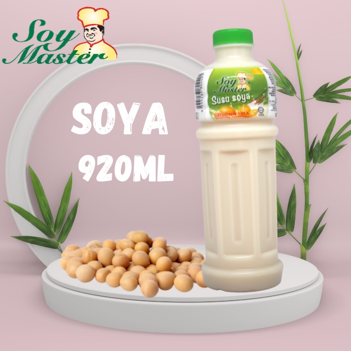 Soymaster Soya Milk Susu Kacang Asli 920ml Shopee Malaysia 4982