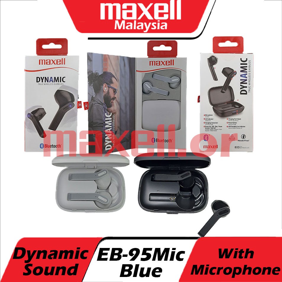 Maxell dynamic true online wireless earbuds