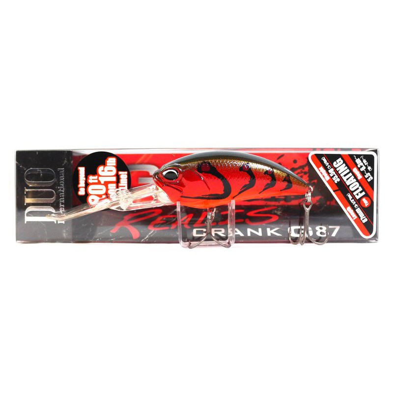 Duo Realis Crank G87 20A – Leurre Flottant Crankbait Silencieux Pour Bass, 87mm, 35.5g