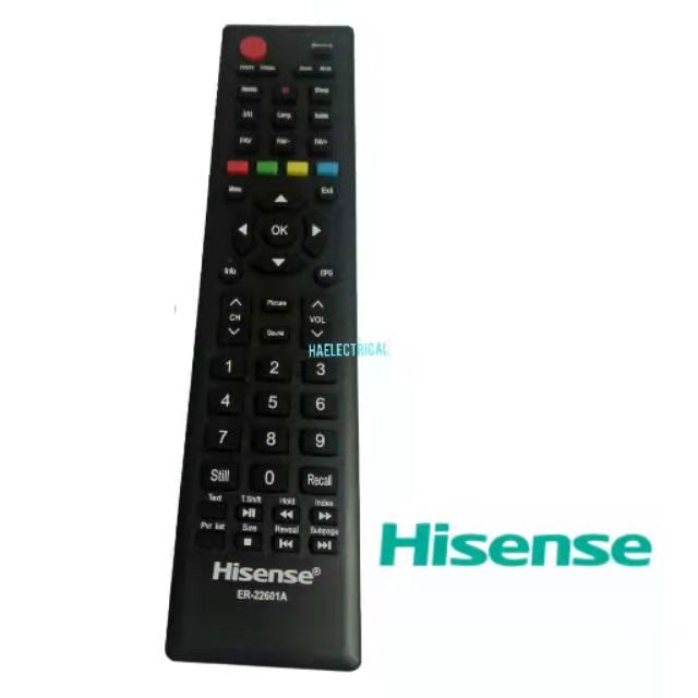Télécommande De Rechange ER-22601A Compatible Hisense TV 24E33 32D33 50D36P H43N2100C Etc. - Sans Programmation