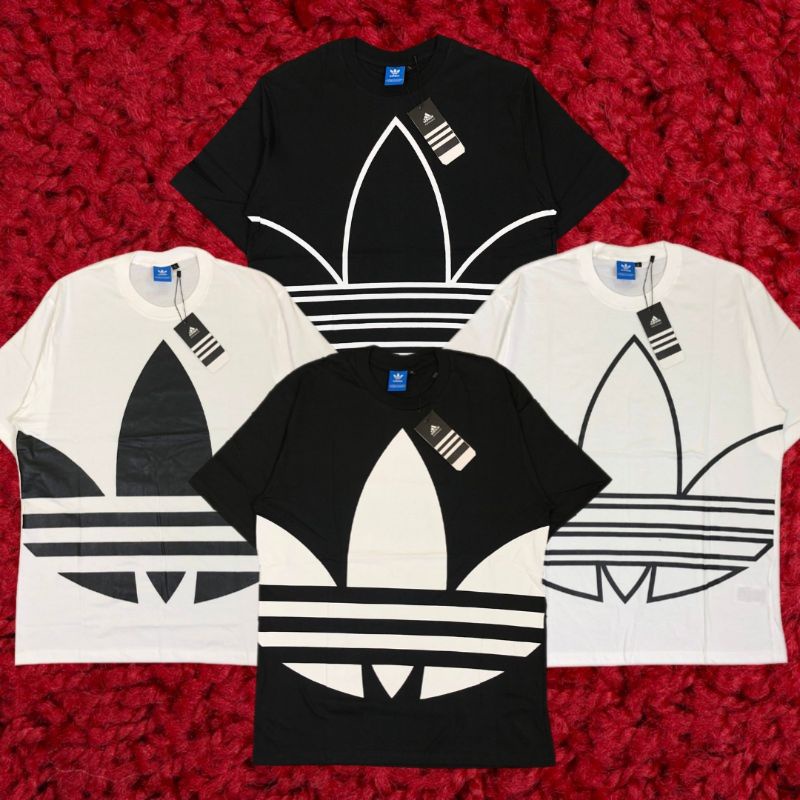 Adidas t shirt outlet big logo