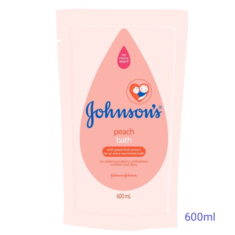 Johnson's Baby Bath Refill (Peach) (600ml) Shopee Malaysia