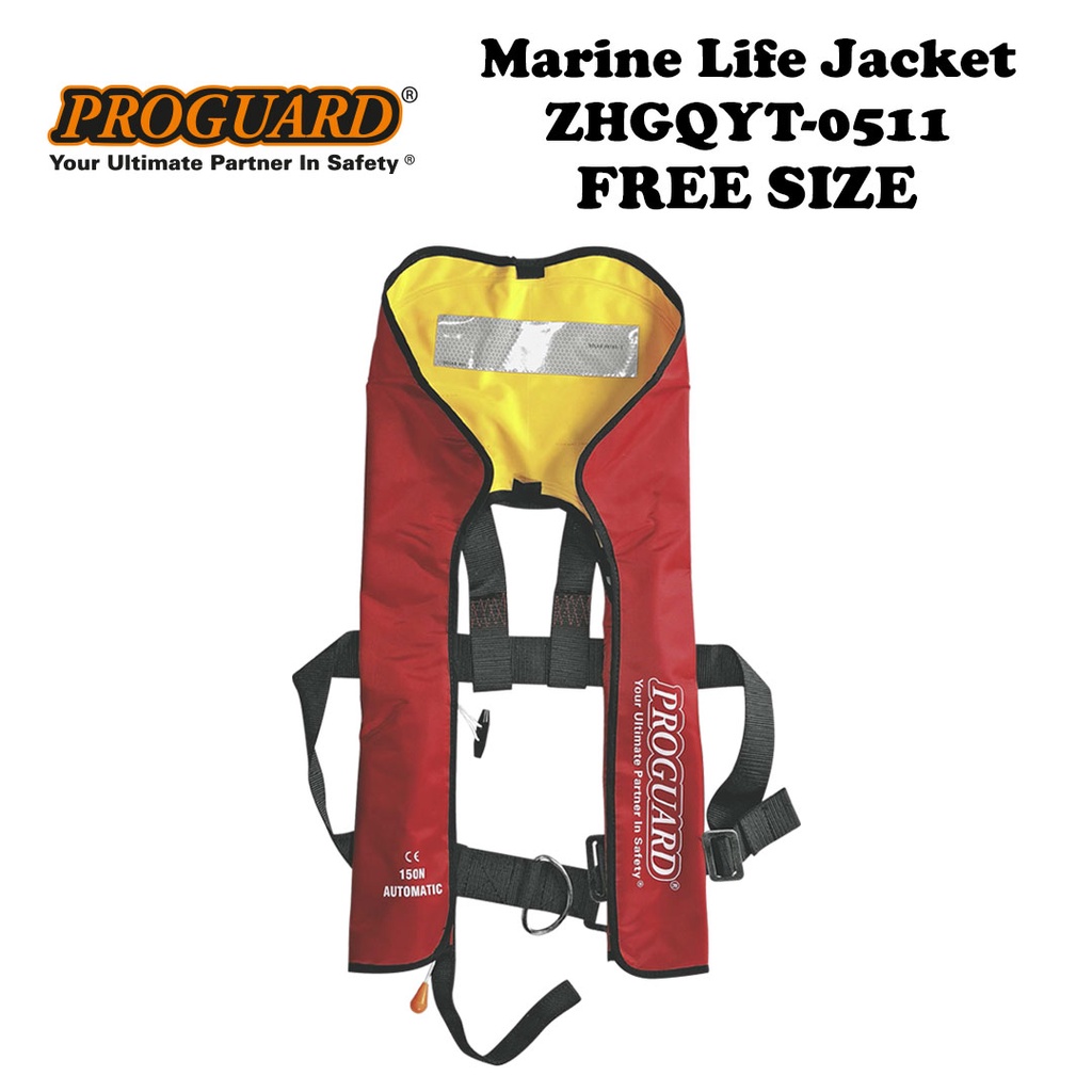 Proguard Inflatable Marine Life Jacket ZHGQYT-0511 (Free Size) | Shopee ...