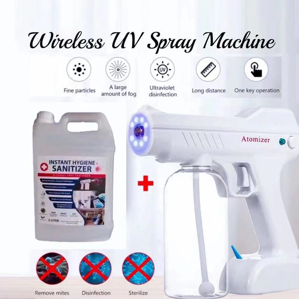 SF_ Foging Machine Disinfectant Spray Gun Handheld Wireless Atomizer ...