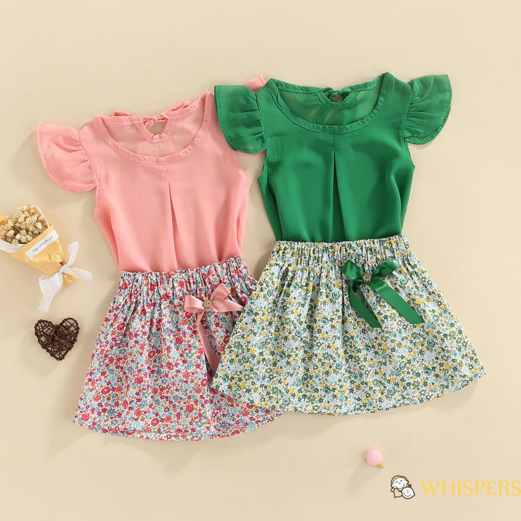 Mini skirt and top top for baby girl