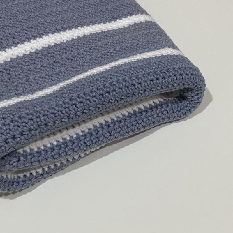 DIY Handmade Crochet milk cotton baby blanket. Shopee Malaysia