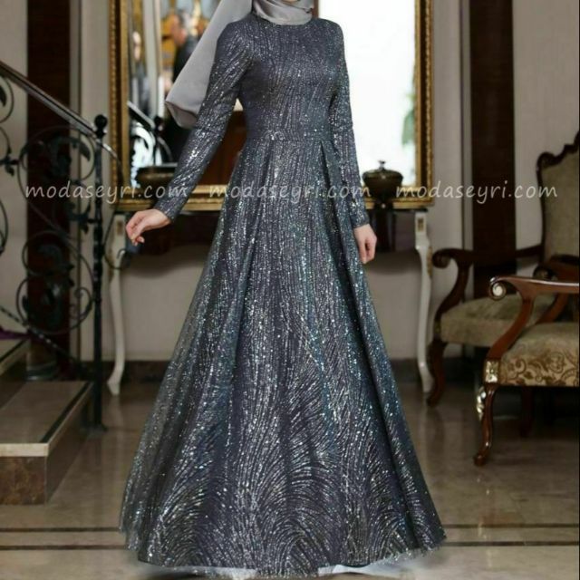 Dress 2025 glitter muslimah