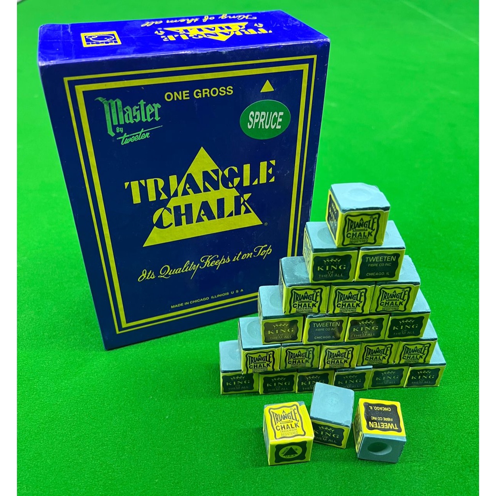TWEETENS Triangle Snooker/Pool Chalk (SPRUCE) | Shopee Malaysia
