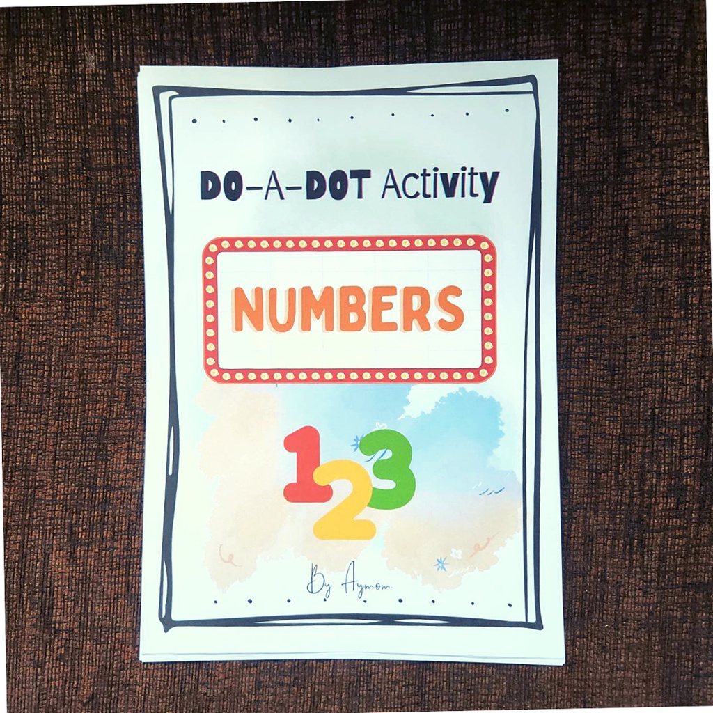 (NEW) DO A DOT Sticker Activity Montessori Learning for toddler and ...