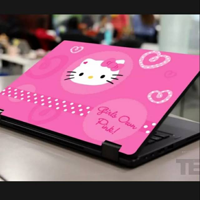 Hello Kitty Stickers, Laptop Skin Girl