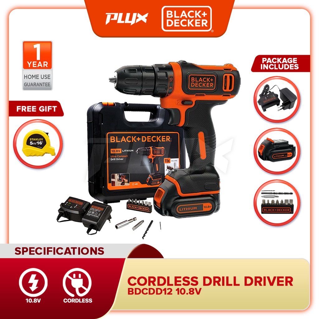 Black outlet decker bdcdd12k