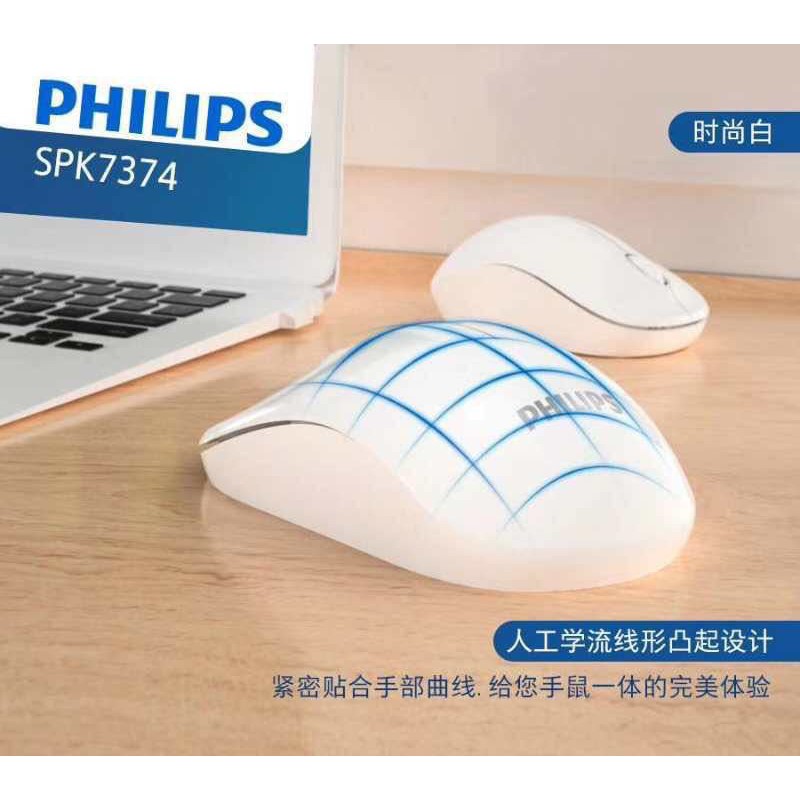 Jual Philips Mouse Wireless Optical 1600 Dpi - Spk7374-m374 Di Seller