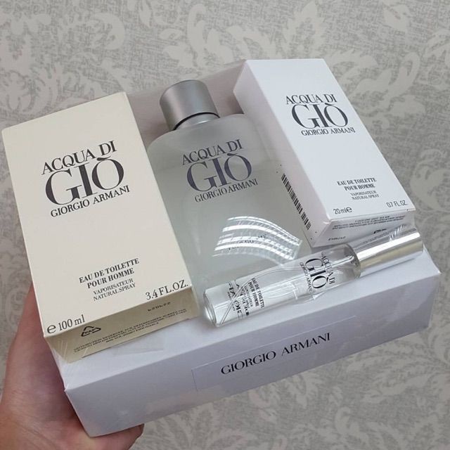 Aqua DI GIO Perfume Gift Set For Men ( High Quality ) | Shopee Malaysia