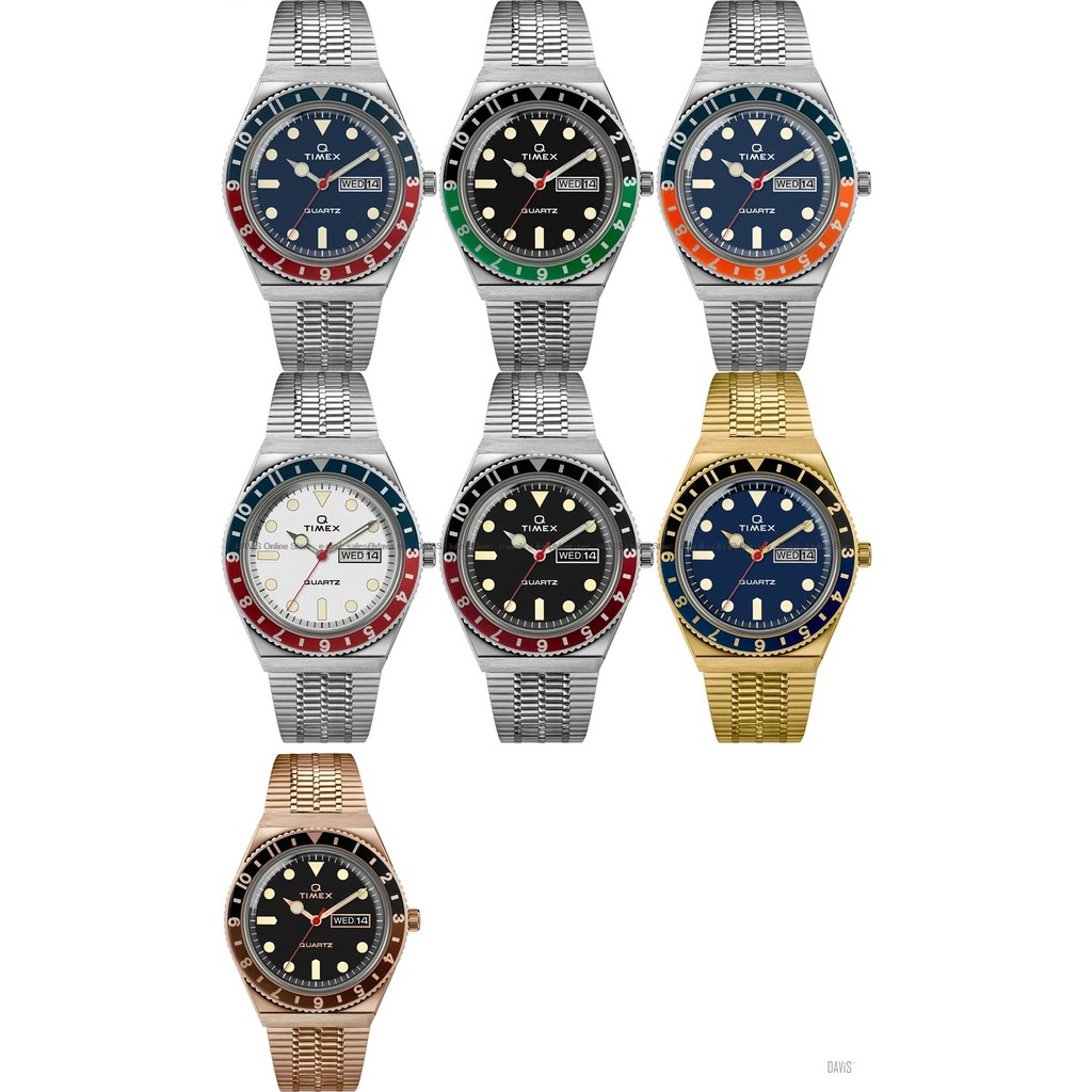 TIMEX Q Timex Reissue Diver Inspired TW2T80700 TW2U60900 TW2U61100  TW2U61200 TW2U61300 TW2U61400 TW2U61500 *Original